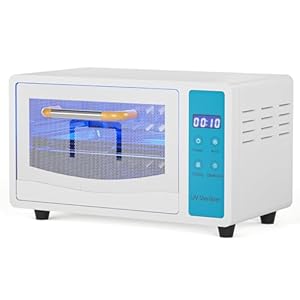 Sterilizer Cabinet for Esthetician, 10L Tool Machine with Timer Setting, Disinfection Sterilizer Cabinet for Nail Tools Tableware Toys, Cabinet Box Use Home & Commercial