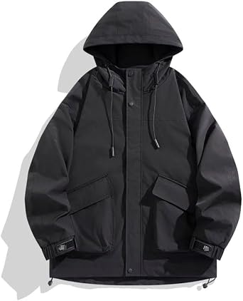 Men's Jacket Spring Autumn Warm Jackets Camping Men Long Sleeve Coat