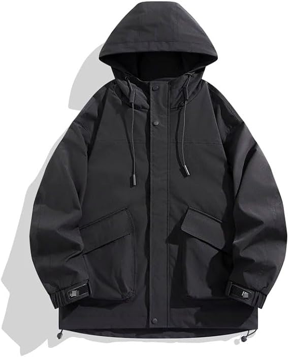 Men's Jacket Spring Autumn Warm Jackets Camping Men Long Sleeve Coat