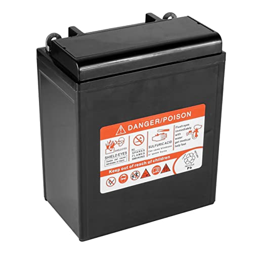 Caltric Agm Battery Compatible With Kawasaki Vulcan 500 En500A 1990 1991 1992 1993 1994 1995 1996 #TOP2