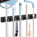 Soporte de pared para escobas,