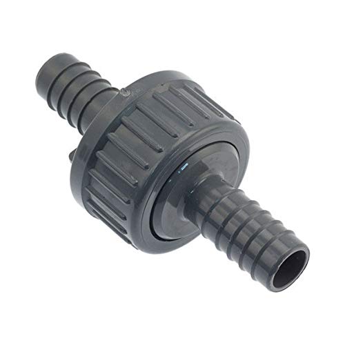 Watering Non-Return Valve - 25mm Barbed for Garden Irrigation Leaky Pipe and dripline Systems, 22.5mm (ID) x 25mm (OD)