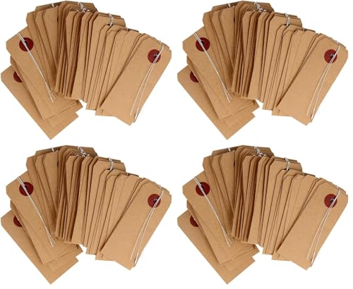 Étiquettes Kraft Artemio avec fil métallique pour vos cadeaux de mariage et baptêmes
