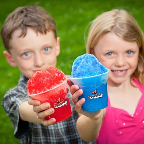 Syruvia Snow Cone Syrup 12.7oz - Bubble Gum Syrup For Shaved Ice, Snow Cones, Slushies, Italian Soda, Popsicles. Kosher, Dairy Free. - 5