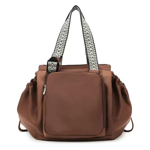 Bolso tote multi-bolsillo de tela Oxford, convertible en mochila o bolso de hombro, para uso diario y mamás miniatura 1