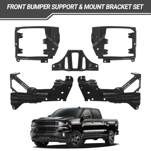 Front Bumper Support and Mount Bracket Set for Chevrolet Silverado 1500, 2016 2017 2018 Models by ZXMOTO - Image 2