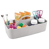 TRAGBARE BOX: Der integrierte Griff erlaubt es, die Aufbewahrungstasche überall mit hinzunehmen. So können Sie die Box beispielsweise vom Kinderzimmer mit in die Küche nehmen und haben Ihr Bastel- oder Nähzubehör immer dabei!