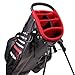 Powerbilt Pro Power Varsity Left Handed Golf Clubs for Teens, Complete Golf Club Set with 460cc Driver, Fairway Wood, Hybrid, Irons, Mallet Putter, Stand Bag, Head Covers