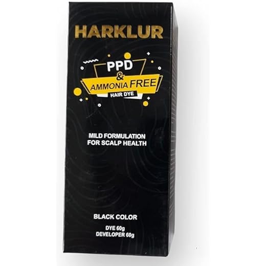 Harklur Ammonia Free Hair Dye Black