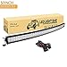 PICAA Doppia Fila Curvo Barra Luce Led Fuoristrada 50 pollici 288W Barra Luce a Led Con Cablaggio Combinata di Fascio Fari da Lavoro Led Barra Luminosa a Led per 4x4 Auto Trattore Camion ATV Barca
