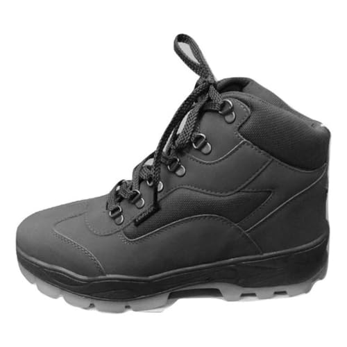 Image of ADD GEAR CTR High Ankle Trekking Hiking Shoes Anti-Skid, Mountain Boots for Men and Women - OD-4 - Black