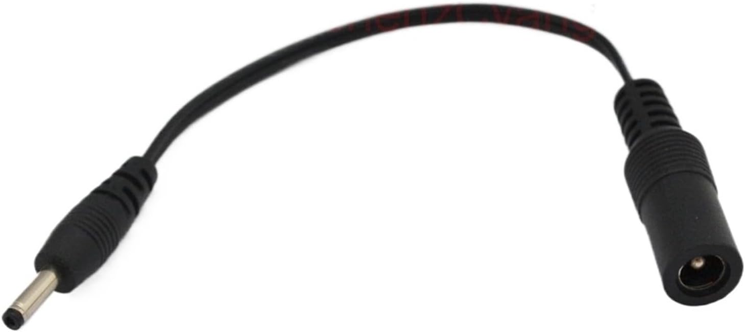 2個のDCケーブル電源ジャックメス5.5mm x 2.1mmプラグオス3.0mm x 1.1mmケーブルプラグアダプター