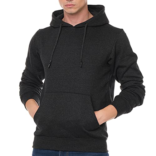 Smith & Solo Herren Kapuzenpullover – Sweatshirt Pullover Rundhals –...