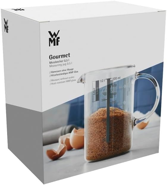 WMF 0.5L Measuring Cup, Transparent, 1 pc
