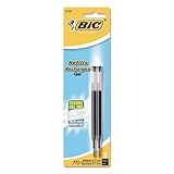 Value Pack of 3 - BIC Gel Refill fits Velocity Gel, Pro+ Gel, ReAction Gel 0.7mm -3 pk, 6 refills Black (RRLCP21-BK)