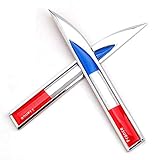 1 Paire de Voiture Drapeau 3D emblème Autocollant Stickers pour Jeep BMW Dodge Mercedes Benz Chrysler Honda