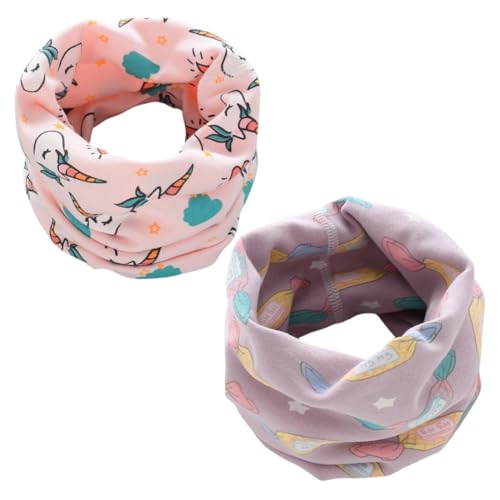 Loop Schal Kinder, 2 Stück, Schlauchschal kinder, Baumwolle...