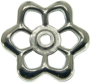 Danco 80416 Square Broach Wheel Handle, for Use with Hose Bibb Faucets, Sillcock, Stopcocks and Valves, Metal, Silver/Pewter