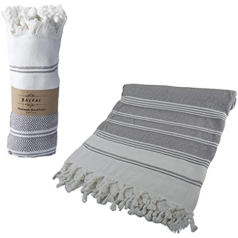 BAYKUL Organic Cotton Turkish Beach Towel Cover