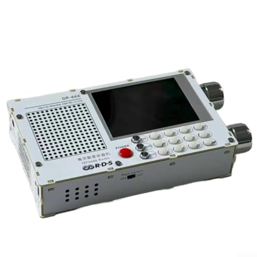 Receptor de radio dsp TEF6686 con sintonizador FM AM y pantalla táctil IPS de 2.8 pulgadas blanco