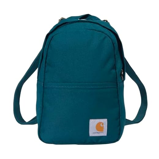 Carhartt Mini Backpack, Everyday Essentials Daypack for Men and Women, Tidal, One Size