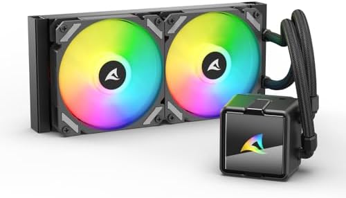 SHARKOON FAN SIVI SOĞ. AMD/INTEL ARGB S50 ARGB BLACK — Amazon ürün görseli