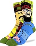 Good Luck Sock Herren Cheech & Chong Socken Erwachsene, Cheech & Chong – Portraits, Einheitsgröße