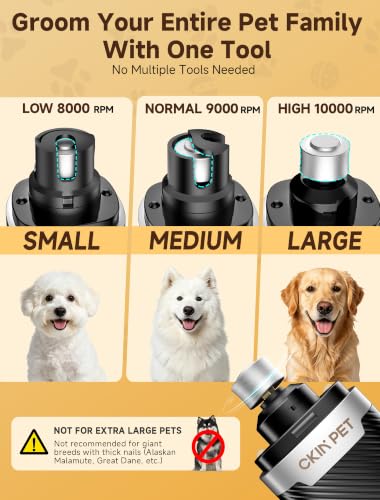 Image of Dog Nail Grinder Whisper Quiet & Safe for Sensitive Dogs & Cats