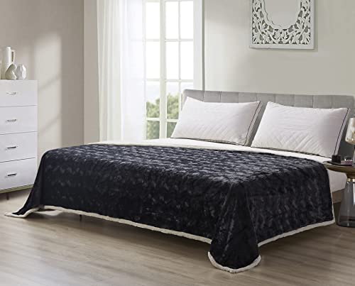 Regal Comfort Giant Throw Blanket For Couch And Bedding - Extra Large And Super Soft Fleece Blanket - Grey #TOP4