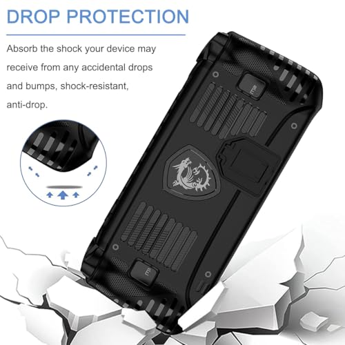 Accessoire MSI Claw 8 AI Plus coque TPU noir avec béquille - 3