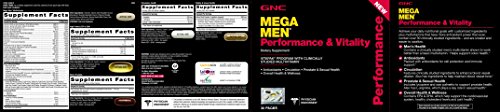 GNC Mega Men Performance and Vitality Supplement #TOP18