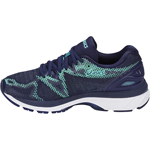 ASICS Gel-Nimbus 20 Chaussures de course pour femme, Bleu (Bleu indigo/bleu indigo/vert opale.), 36.5 EU