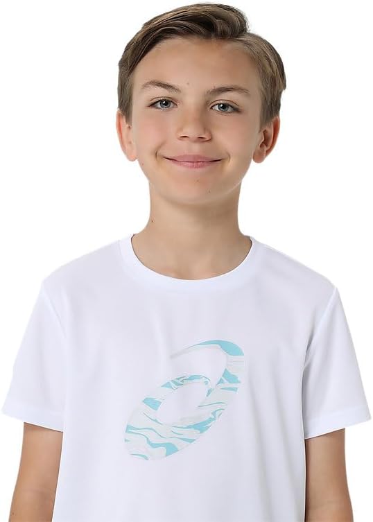 ASICS Kid's SPIRAL GRAPHIC Short Sleeve TEE Training Apparel