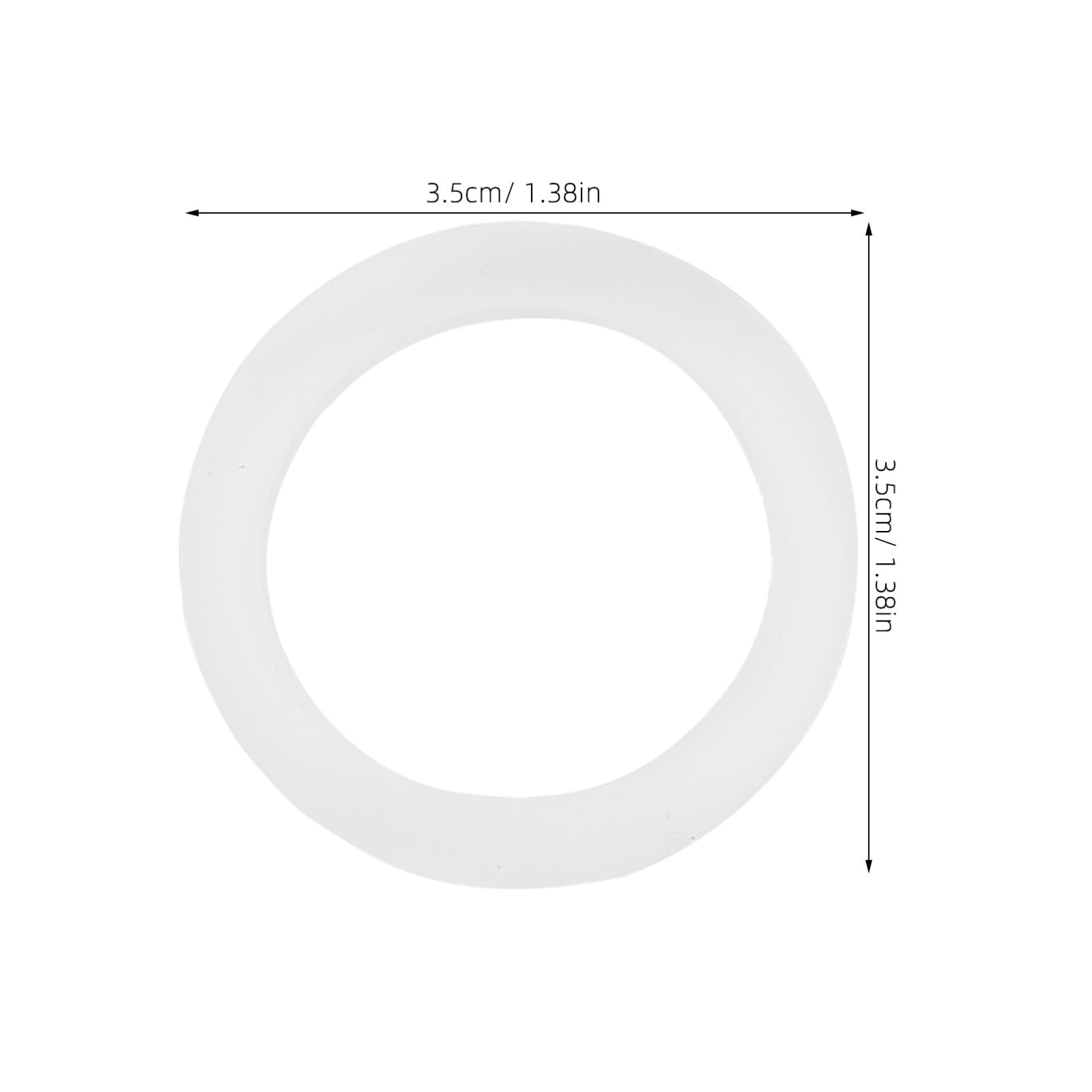 Mikinona Replacement Grease Trap Separator for Hot Dogs 10pcs Rubber Gear Chain Rings for Sausage Machine