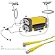HangTon GPS Antennenkabel TNC auf TNC für Trimble R7 R8 5800 Topcon Sokkia Lei-ca Empfänger auf GA530 GA830 ADL 450 / TDL 450 XDL, Gelb RG58 Rechtwinkliger Stecker 10m
