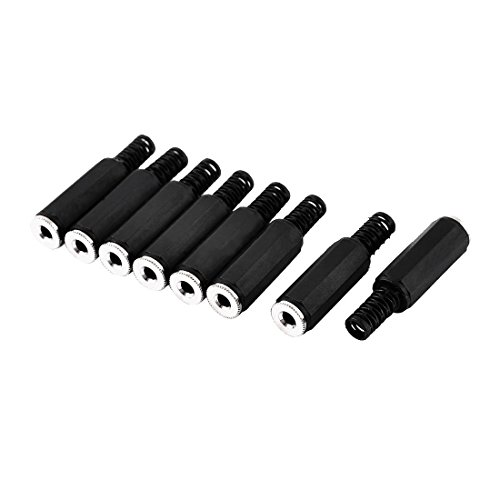 Echocart-8pcs-Head-35mm-Audio-Stereo-Female-Jack-Adapter-Coaxial-Connector-Convertor