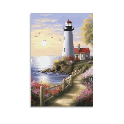 Peinture diamant phare pour illuminer vos souvenirs de vacances