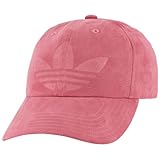 adidas Women's Originals Deboss Logo Relaxed Adjustable Strapback Cap, trace maroon, One Size