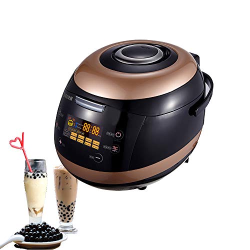 Olla de Perlas Comercial Completamente automática 110V Máquina para Hacer Perlas de té con Leche Olla de Perlas automática de 900W Cocina de Tapioca con Perlas Máquina para Hacer p