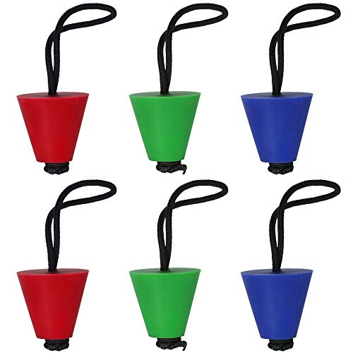 Scupper Plug, Romacci 6 PCS Melhor Kit de Tampão de Caiaque Scupper Universal Kit de Tampão de Caiaq
