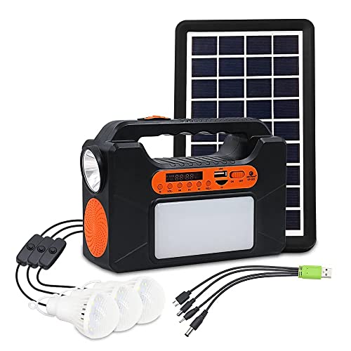 JOYWAY Small Portable Solar Power System Home Application DC Output 6V Solar Power System (EP-393BT)