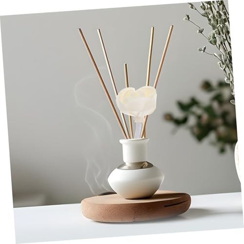 Diffuseur de fleurs en bois noble, décoration parfumée raffinée pour salon
