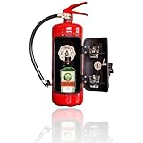 Fire Extinguisher Mini Bar Wine Cooler Creative Whiskey Coffee Storage Box Bar Decoration Men's Gifts Christmas Souvenir Decor Simulation Fire Extinguisher Shape Ornament (01#Red)