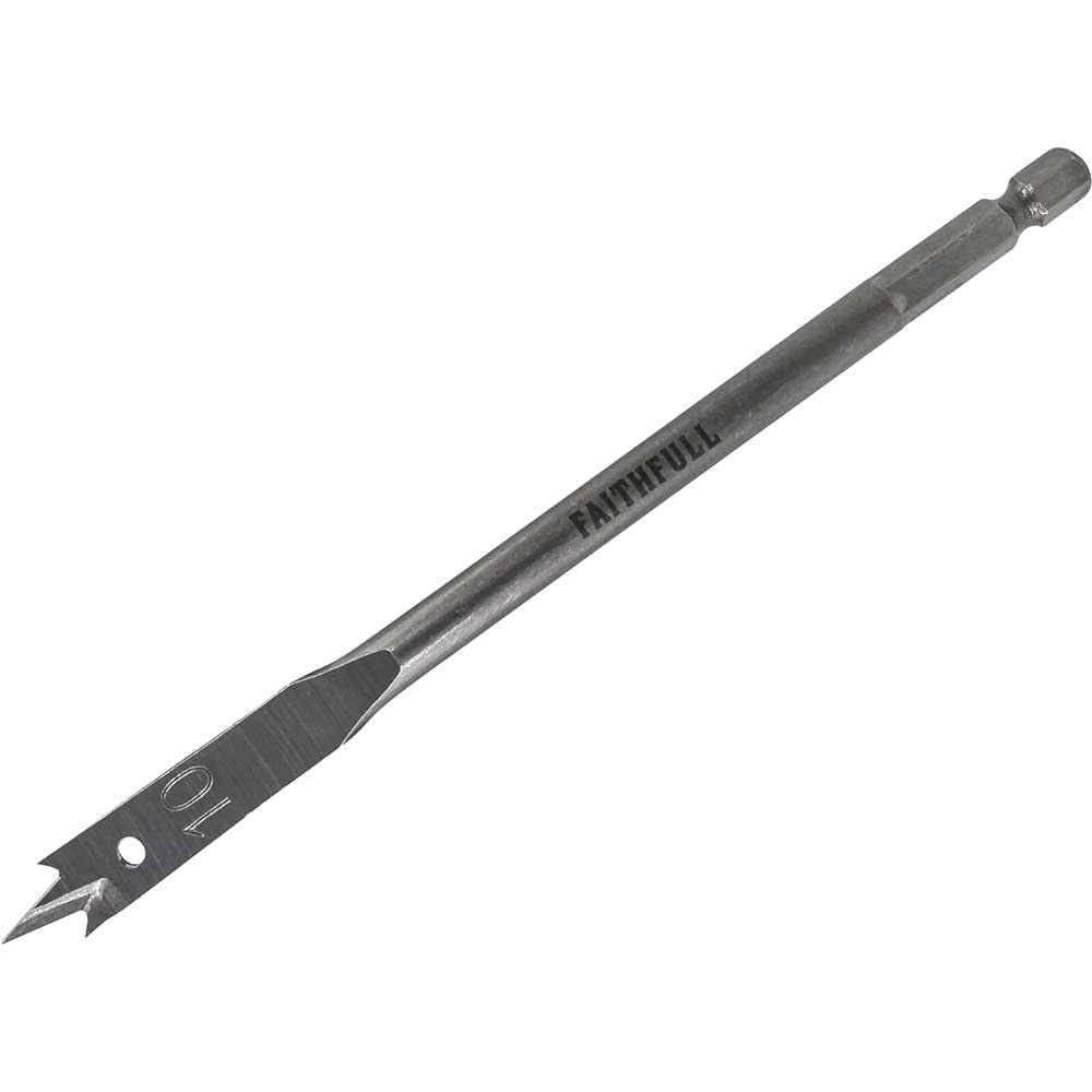 Faithfull FAIFB10E Flat Bit - 10mm