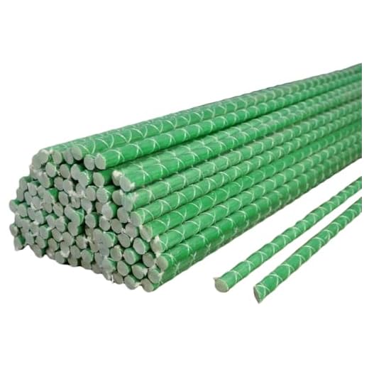 Durable 5ft Coated Garden Stakes (20 Pack)