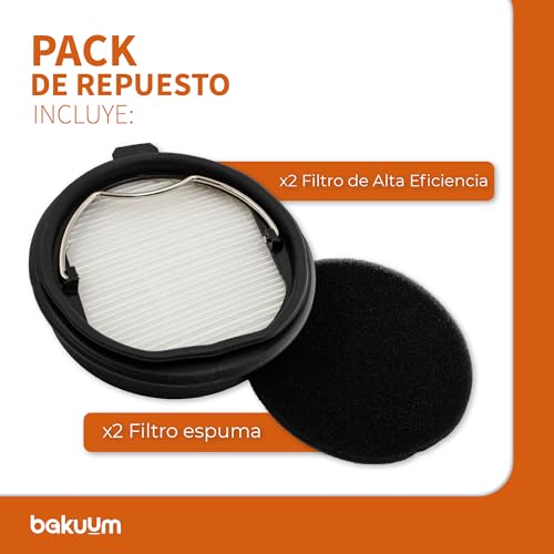 Miniatura 3 de Bakuum Pack De 2 Filtros Para Rockstar 900 Ultimate, 1500 Ultimate Ergowet, 1700 Advance Ergowet, 2000 Ultimate, 2500 Ultimate, 3000 Advance Ergowet.