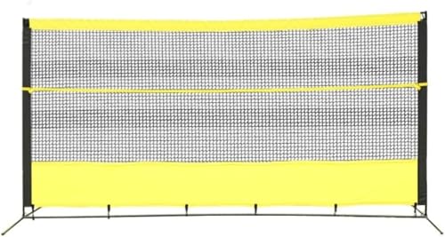 Damika リバウンドネット、テニス練習用リバウンドネット、ポータブル、あらゆる年齢の屋内および屋外トレーニングに適しており、持ち運びに便利な収納バッグ、このソフト練習器具は愛好家やスポーツ愛好家にとって理想的な選択肢です。 (3.6m*1.8m)