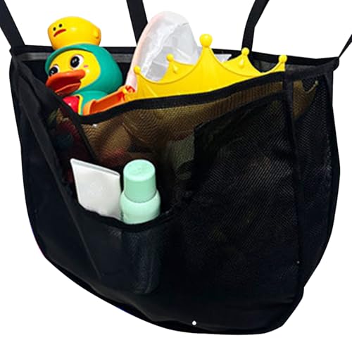 Bolsa de malla para juguetes de baño infantil en esquina de pared interior 7