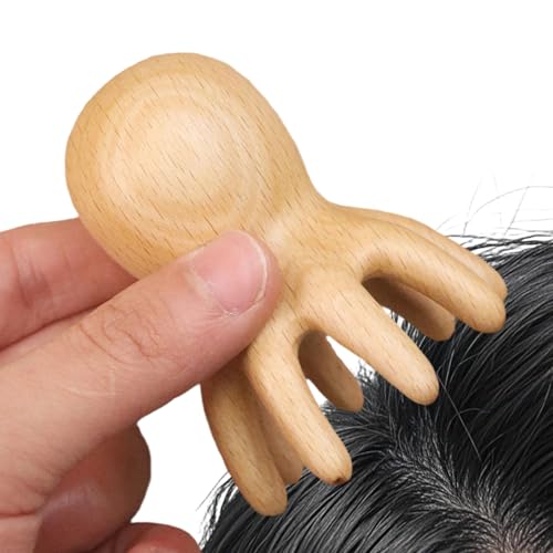 Kustimantu Dispositivo di massaggio per la testa, per il massaggio della testa, per le pause di lavoro, per lo studio, per la cura personale, per il massaggio della testa, per donne e uomini, per le