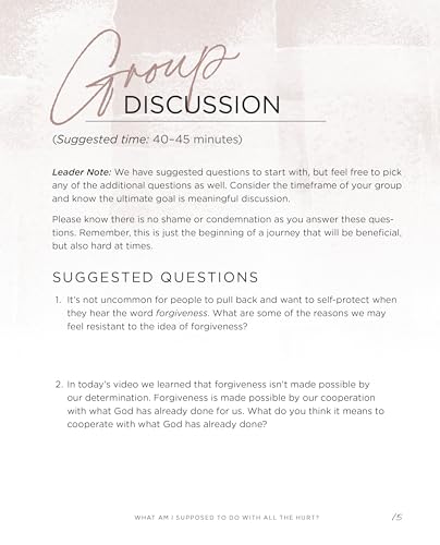 Forgiving What You Can't Forget Bible Study Guide plus Streaming Video: Discover How to Move On, Make Peace with Painful Memories, and Create a Life That's Beautiful Again - Image 8
